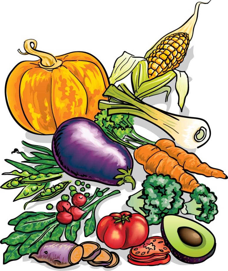 fruit and vegetable clip art. tips on buying vegetables:
